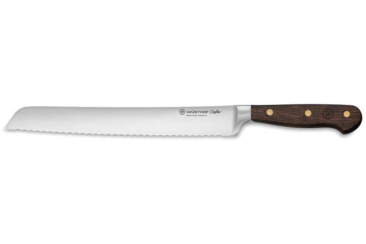 Couteau &agrave; pain W&uuml;sthof Crafter forg&eacute; 23cm en ch&ecirc;ne