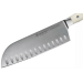 Couteau santoku Wüsthof Classic Ikon blanc forgé lame alvéolée 17cm