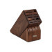 Bloc couteaux Wüsthof Ikon en noyer - 4 couteaux forgés et 2 accessoires