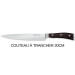 Coffret 3 couteaux Wusthof Ikon forgés - office 9cm + tranchelard 20cm + chef 20cm