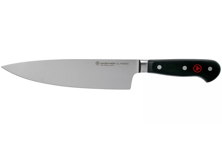 Couteau de chef Wusthof Classic forg&eacute; 20cm avec demi-mitre