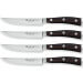 Coffret 4 couteaux à steak Wüsthof Ikon forgés 12cm manches en bois de grenadille