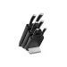 Bloc Wüsthof Classic Ikon noir - 6 couteaux forgés