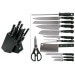 Bloc Wusthof Classic anthracite - 12 pièces forgées