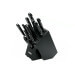 Bloc Wusthof Classic anthracite - 12 pièces forgées