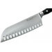 Couteau santoku Wüsthof Ikon forgé 17cm alvéolé en bois de grenadille