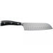 Couteau santoku Wüsthof Ikon forgé 17cm alvéolé en bois de grenadille