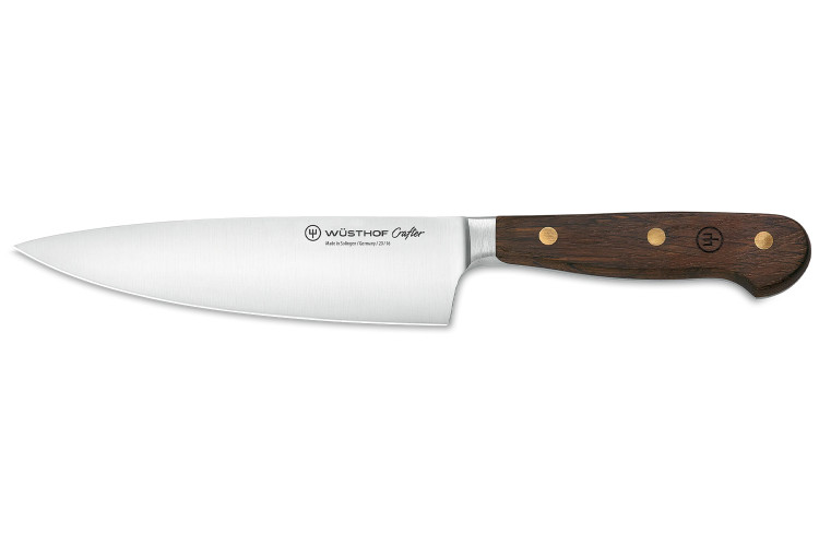 Couteau de chef W&uuml;sthof Crafter forg&eacute; 16cm en ch&ecirc;ne
