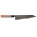 Couteau de chef kiritsuke japonais artisanal Kagekiyo Black Damascus VG10 21cm