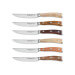 Coffret 6 couteaux à steak Wüsthof Ikon forgés 12cm avec pochette en cuir
