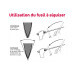 Fusil à aiguiser acier Wüsthof Ikon mèche ronde 26cm grain fin
