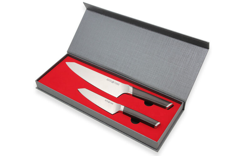 Coffret 2 couteaux Kutoyama universel 13cm et chef 20cm