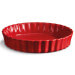 Tourtière haute cannelée Émile Henry 28cm en céramique