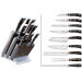 Bloc couteaux 9 pièces Wüsthof Ikon - 7 couteaux forgés et 2 accessoires
