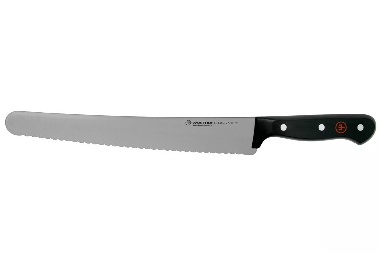 Couteau &agrave; entremets W&uuml;sthof Gourmet lame crant&eacute;e 26cm