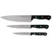 Set 3 couteaux Wüsthof Gourmet - Chef 20cm + découper 16cm + office 12cm