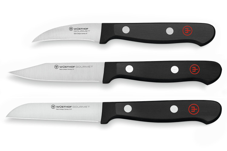 Ensemble de 3 couteaux &agrave; l&eacute;gumes W&uuml;sthof Gourmet