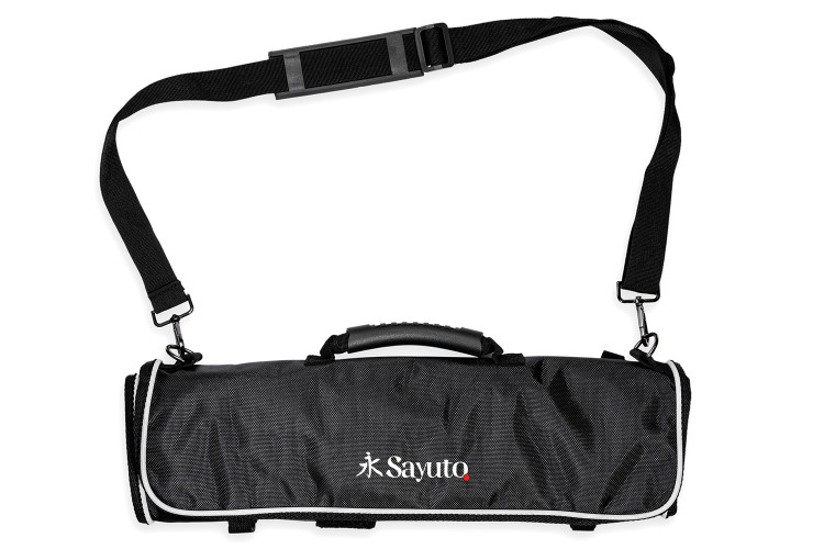Trousse vide Sayuto pour 9 couteaux et ustensiles + 2 poches de rangement