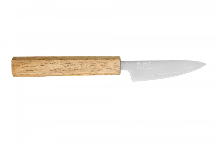 Couteau d'office japonais artisanal Wusaki Migaki G3 8cm