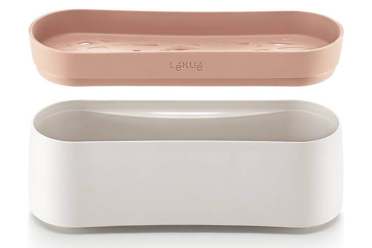 Cuiseur à pâtes rapide Lékué Quick Pasta en silicone platinum