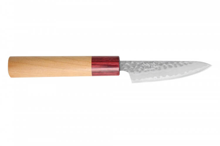 Couteau d'office japonais Tsunehisa Aogami Super martelé 8cm