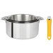 Set de 3 casseroles Cristel Mutine Amovible en inox 16 à 20cm - Poignée couleur incluse
