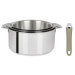 Set de 3 casseroles Cristel Mutine Amovible en inox 16 à 20cm - Poignée couleur incluse