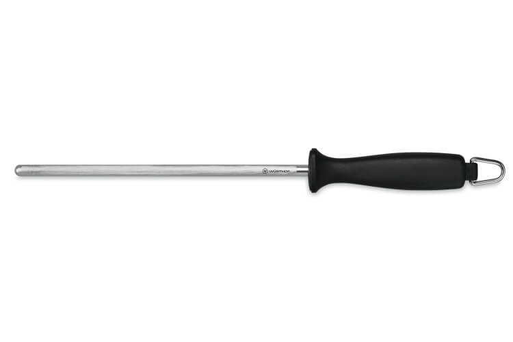 Fusil à aiguiser Wusthof mèche ronde en acier 23cm grain standard