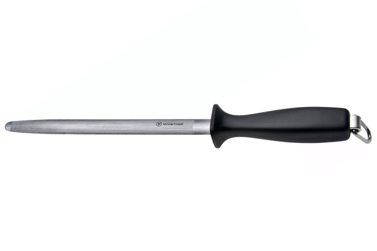 Fusil &agrave; aiguiser W&uuml;sthof m&egrave;che ovale en acier 20cm grain standard