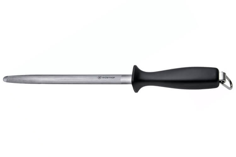 Fusil à aiguiser Wüsthof mèche ovale en acier 20cm grain standard