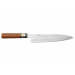 Couteau de chef japonais artisanal Fuji Keiichi Damas 24cm