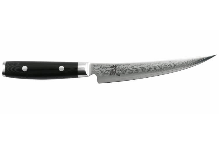 Couteau à désosser japonais Yaxell RAN lame 15cm damas 69 couches