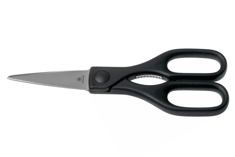 Ciseaux de cuisine W&uuml;sthof 21cm droit en acier inoxydable noir
