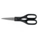 Ciseaux de cuisine Wüsthof 21cm droit en acier inoxydable noir