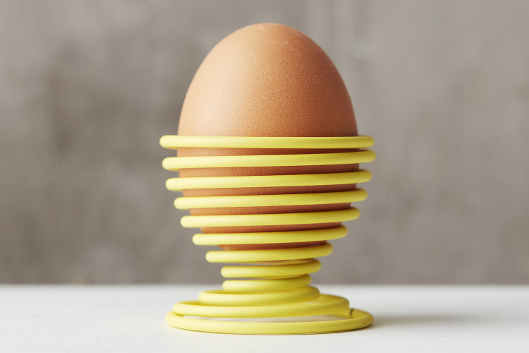 Coquetier spirale Point-Virgule Wire jaune