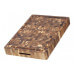 Billot rectangulaire Teak Haus en teck avec poignées intégrées 50x35cm