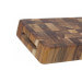 Billot rectangulaire Teak Haus en teck avec poignées intégrées 45x15cm