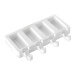 Moule à glaces en silicone Silikomart Mini Chic - 4 empreintes