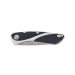 Couteau pliant Wichard Aquaterra lame lisse manche noir avec tire-bouchon