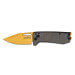 Couteau pliant SOG Ultra XR Gold SGULTRAXRGD manche en fibre de carbone noir 9,1cm