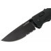 Couteau pliant SOG Flash At Blackout SGFLASHSBK manche en FRN noir 11,6cm