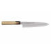 Couteau de chef japonais artisanal Kasahara Shigehiro forgé par Yoshikazu Ikeda 21cm