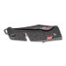 Couteau pliant SOG Trident AT SGTRIDSBKR semi-denté manche en nylon/fibres de verre 13,5cm noir/rouge