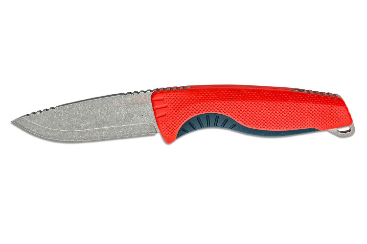 Couteau SOG Aegis FX SGAEGISFXRIN lame 9,3cm manche en nylon/fibres de verre rouge