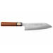Couteau Santoku japonais artisanal Fuji Keiichi Damas 17cm