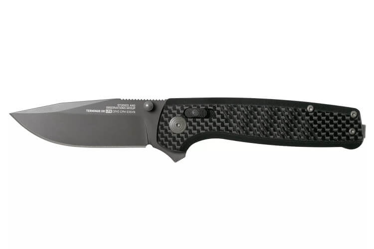 Couteau pliant SOG Terminus XR LTE SGTM1032 manche G10/carbone 10,8cm noir