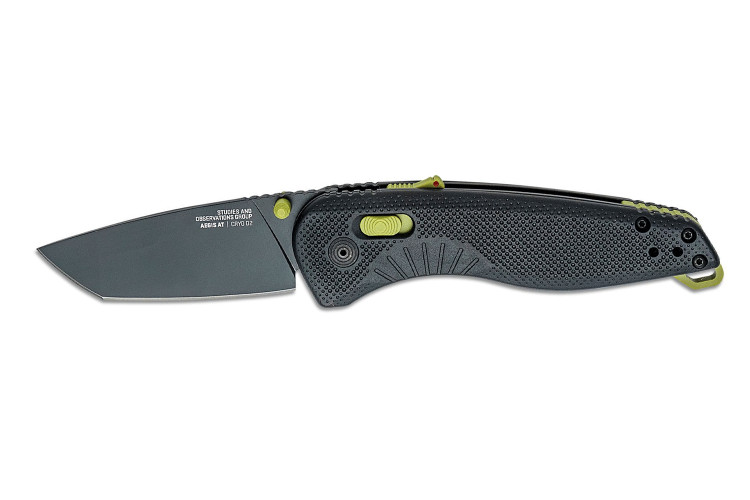 Couteau pliant SOG Aegis AT SGAEGISATTANTOBKMO manche en nylon/fibres de verre noir 12,7cm