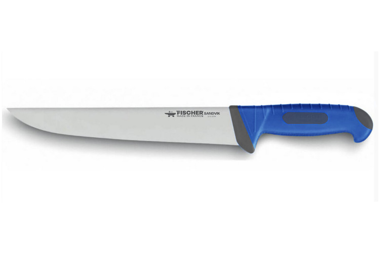 Couteau trancheur 35cm Fischer SANDVIK manche ultra confort