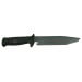 Couteau Wildsteer Wing-Tactic WING06113 lame tanto 12,5cm sans logo GIGN manche kraton noir + brise-vitre + étui POM + malette