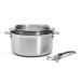 Set de 2 casseroles De Buyer Alchimy Loqy en inox avec poignée amovible